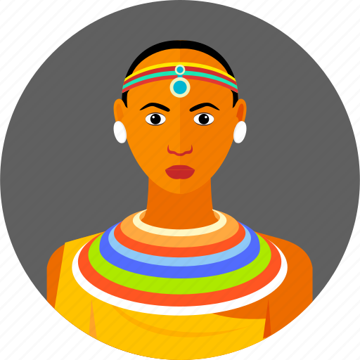 Kenya, african, country, kenyan, national, traditional, women icon - Download on Iconfinder