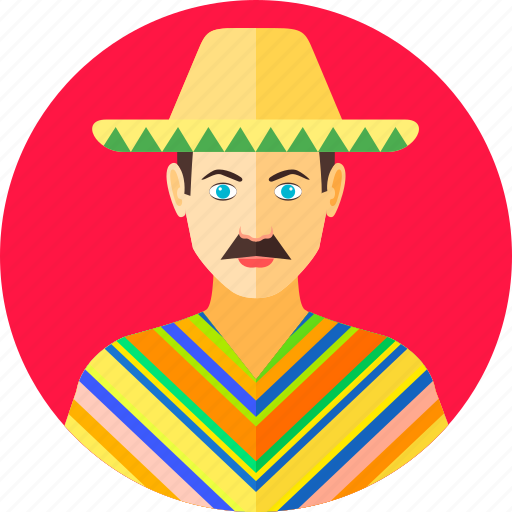 Mexico, apache, country, man, mexican, nationality, traditional icon - Download on Iconfinder