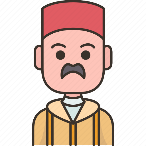 Moroccan, man, african, muslim, traditional icon - Download on Iconfinder