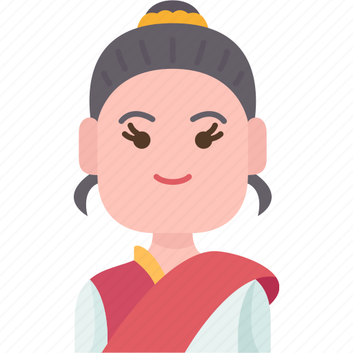 Laos, woman, traditional, dress, culture icon - Download on Iconfinder