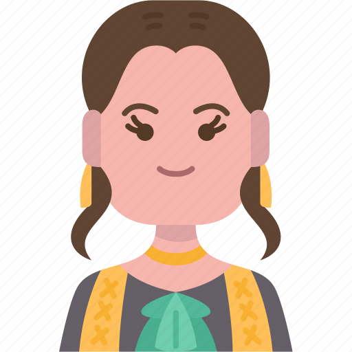 Pakistani, woman, traditional, dress, asian icon - Download on Iconfinder
