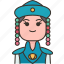 mongolian, ethnic, costume, culture, female 