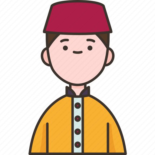 Bruneian, muslim, nation, songkok, cap icon - Download on Iconfinder