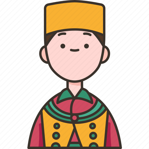 Bulgarian, traditional, costume, young, man icon - Download on Iconfinder