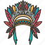 headdress, feather, indian, tribe, ornament 
