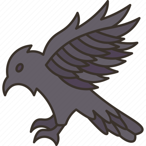 Crow, wisdom, myths, native, american icon - Download on Iconfinder