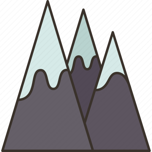 Mountain, nature, river, forest, rock icon - Download on Iconfinder