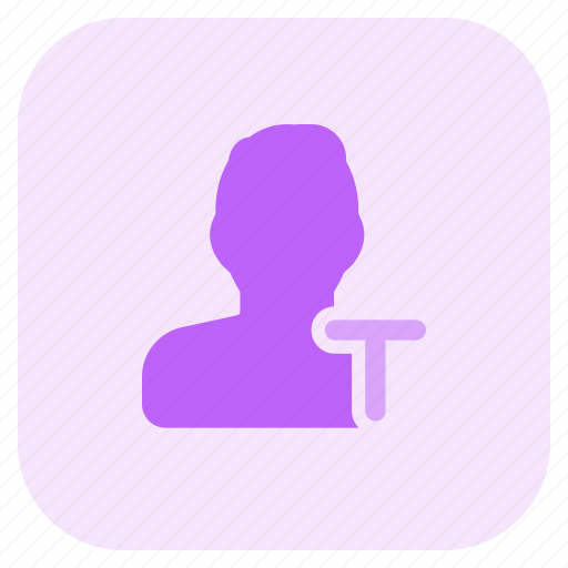 Text, edit, font, single man icon - Download on Iconfinder