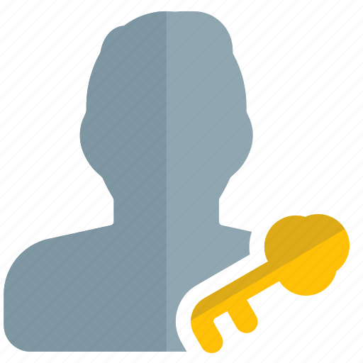 Key, access, unlock, single man icon - Download on Iconfinder