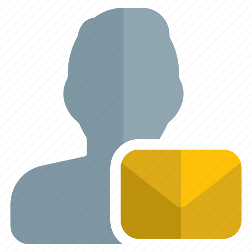 Mail, envelope, single man, message icon - Download on Iconfinder