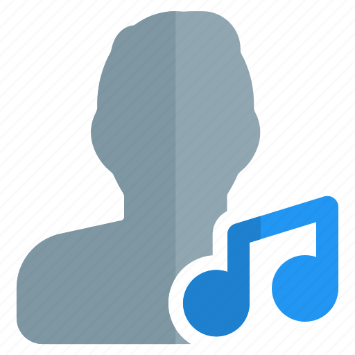 Music, sound, audio, single man icon - Download on Iconfinder
