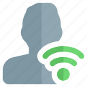 wifi, internet, wireless, single man