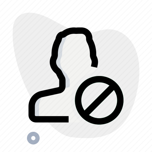 Prohibited, stop, single man, forbidden icon - Download on Iconfinder