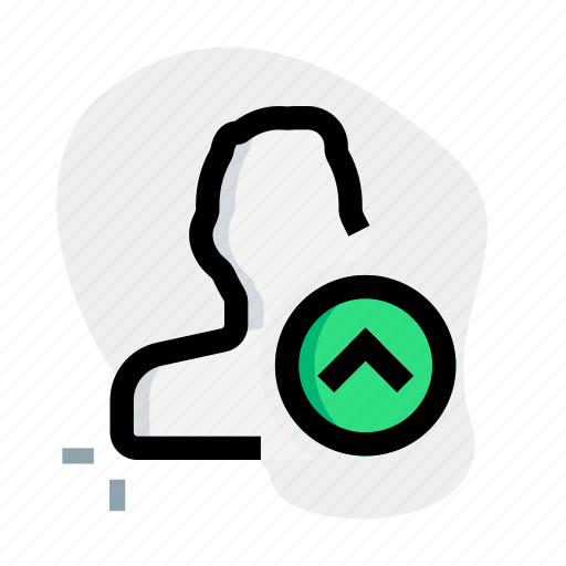 Arrow, direction, single man, up icon - Download on Iconfinder