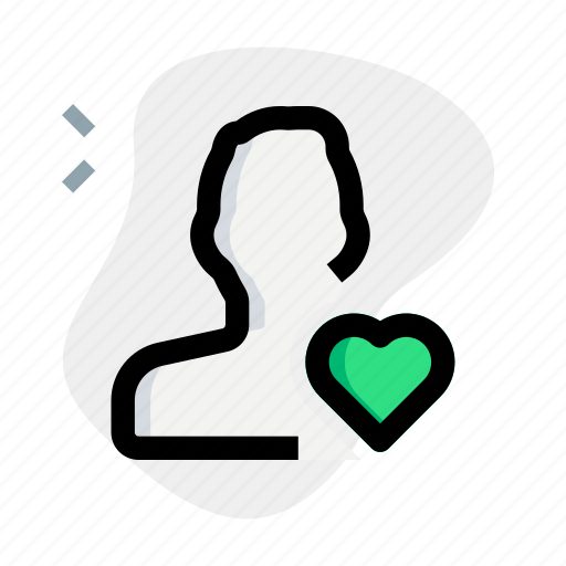 Heart, love, single man, shape icon - Download on Iconfinder