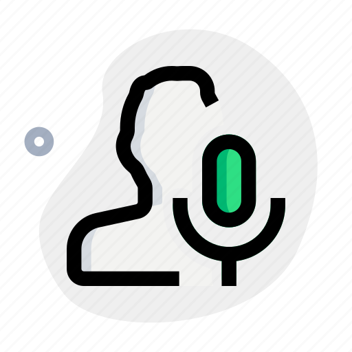 Microphone, mic, single man, voice icon - Download on Iconfinder