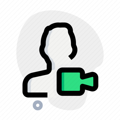 Camera, single man, record, video icon - Download on Iconfinder