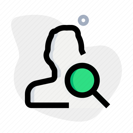 Search, find, single man, magnifier icon - Download on Iconfinder