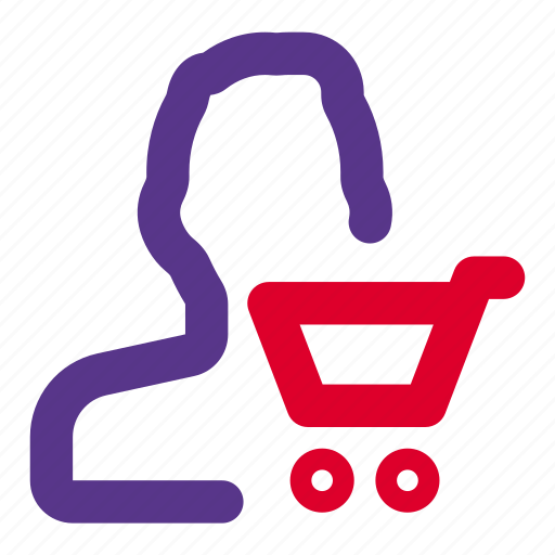Cart, shopping, single man, shop icon - Download on Iconfinder