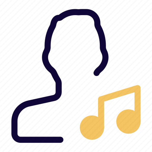 Music, audio, song, single man icon - Download on Iconfinder