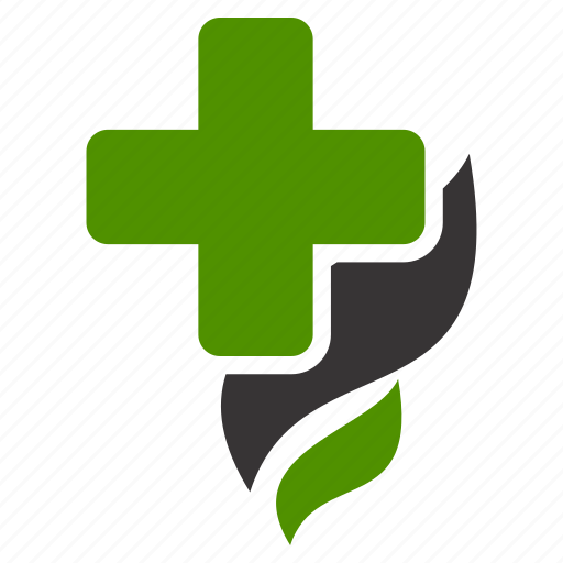 Health Care Green Medical Cross And Leaf Logo Isolated Stock Illustration -  Download Image Now - iStock