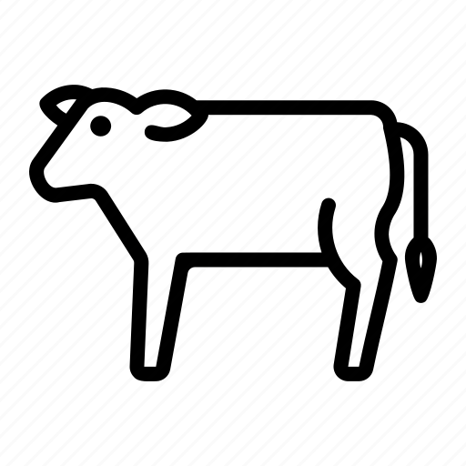 Cow, cattle, farming, animals, mammal, animal, kingdom icon - Download on Iconfinder