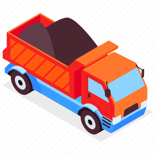 Mining, truck, coal, transportation icon - Download on Iconfinder