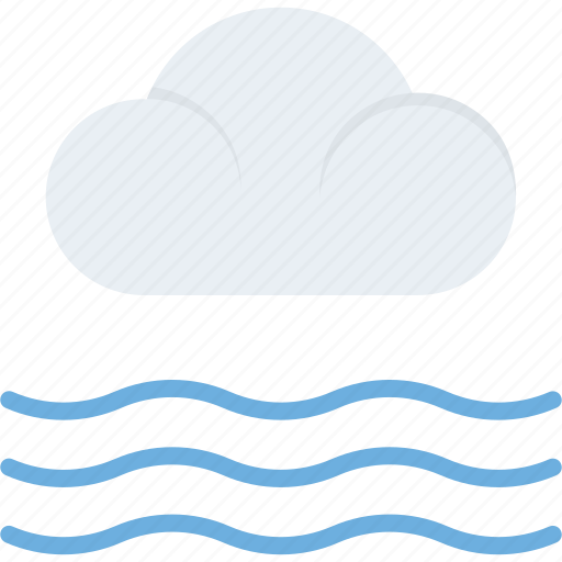 Cloud on beach, cloudy day, cold weather, meteorology, pleasant nature icon - Download on Iconfinder