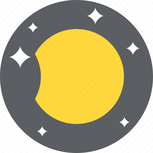 Astronomy, eclipse, moon phase, nature, waning gibbous icon - Download on Iconfinder