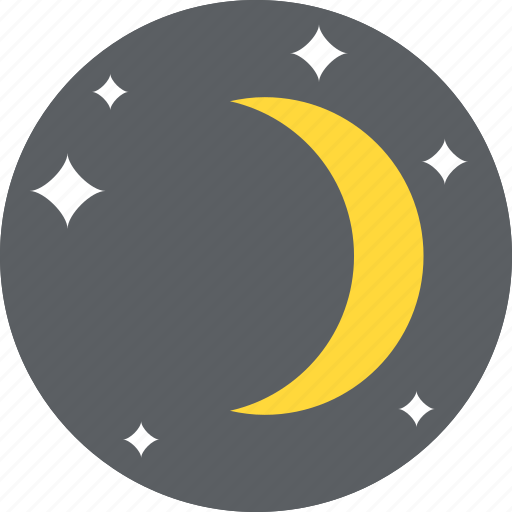 Astronomy, eclipse, moon phase, nature, young moon icon - Download on Iconfinder