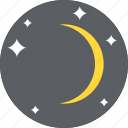 astronomy, crescent, eclipse, moon phase, nature 