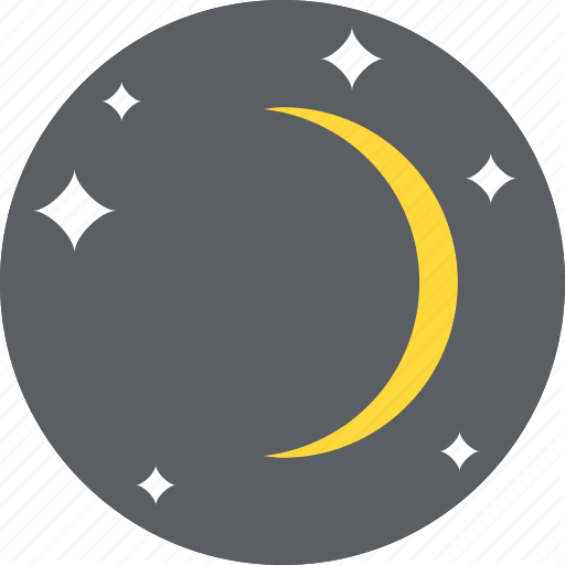 Astronomy, crescent, eclipse, moon phase, nature icon - Download on Iconfinder