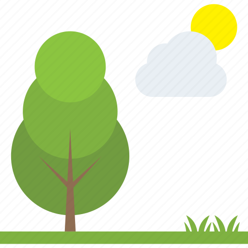 Greenery and nature, natural beauty, park view, pleasant day, sunny cloudy icon - Download on Iconfinder
