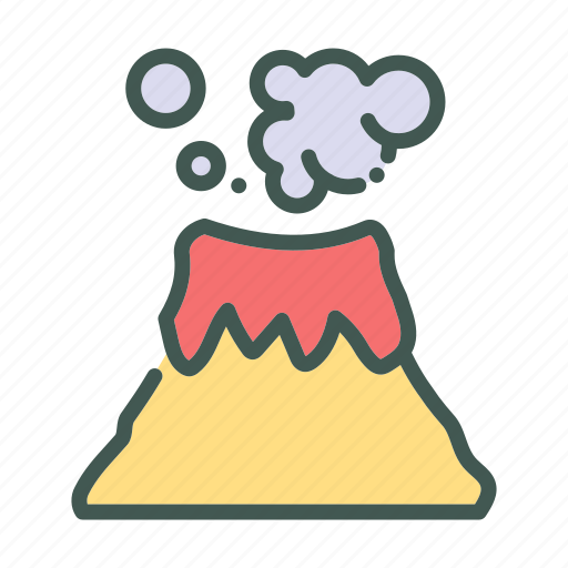 Eco, ecology, nature, organic, volcano icon - Download on Iconfinder