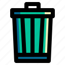 bin, can, container, garbage, recycle, rubbish, trash