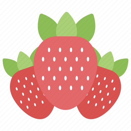 Strawberries, fruit, edible, nutritious, healthy diet icon - Download on Iconfinder