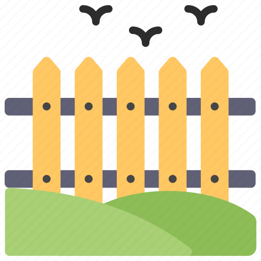 Fence, barrier, barricade, railing, wooden gate icon - Download on Iconfinder