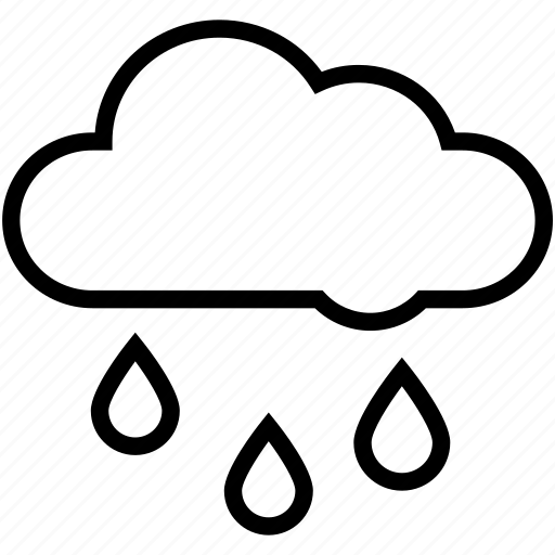 Cloud, forecast, raindrops, raining, rainy weather icon - Download on Iconfinder