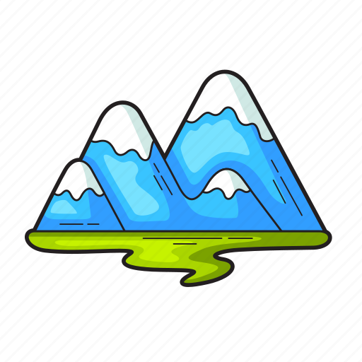 Nature, mountain, snow, hill, landscape icon - Download on Iconfinder