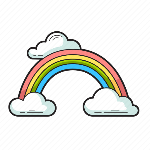 Nature, rainbow, sky, weather, cloud, beauty icon - Download on Iconfinder