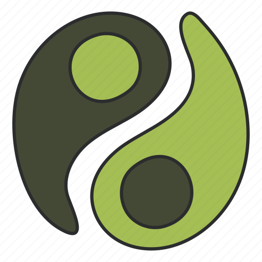 Yin yang sign, yin yang symbol, chinese philosophy, dualism, religion symbol icon - Download on Iconfinder