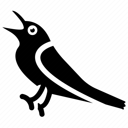 Bird, crow, fowl, nightingale, sparrow icon - Download on Iconfinder