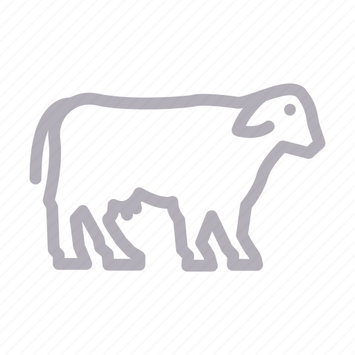 Animal, cow, mammal, nature, sheep icon - Download on Iconfinder