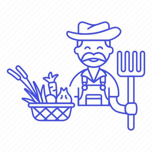 Agriculture, basquet, farm, farmer, field, fork, harvest icon - Download on Iconfinder