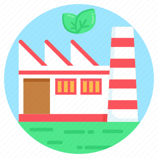 Eco industry, eco factory, green factory, industrial ecology, ecology factory icon - Download on Iconfinder