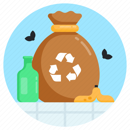 Waste reuse, waste recycling, garbage recycling, garbage reuse, garbage sustainable icon - Download on Iconfinder