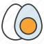 eggs, bunny, rabbit, chicken, egg, breakfast 