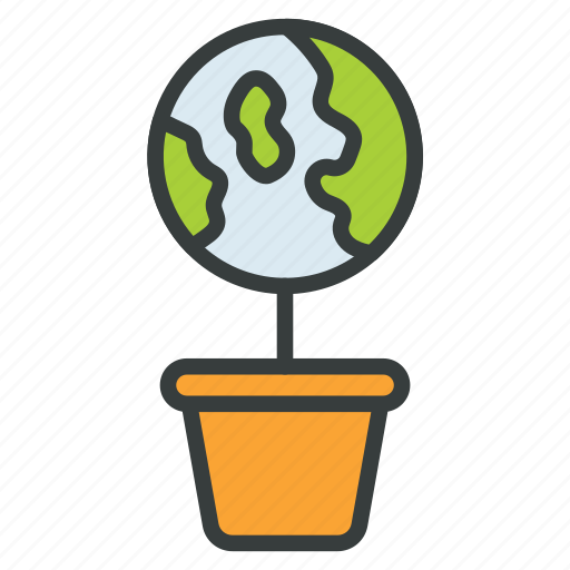 Global, plant, garden, world, network, earth icon - Download on Iconfinder