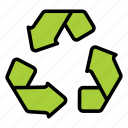 recycling, arrows, bin, up, right, trash, ecology