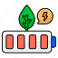 eco, battery, rechargeable, electric, energy, accumulator, status 
